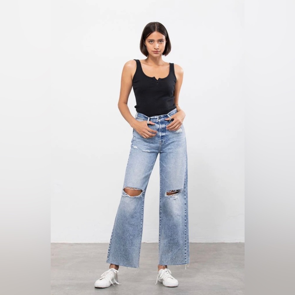 HIDDEN LOGAN WIDE LEG DAD JEAN